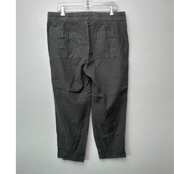 NWT James Perse Women’s Striped Utility Jogger Pants Green Sz 4 - Picture 6 of 14